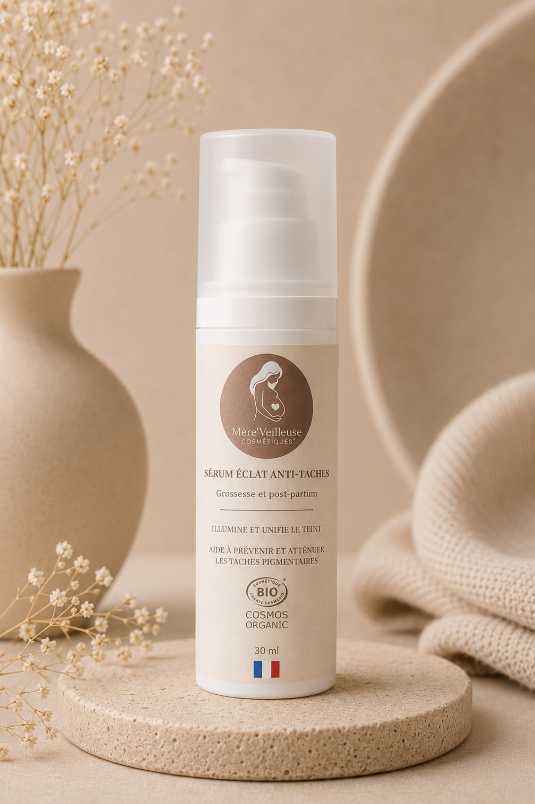Sérum Éclat Anti-taches BIO – Grossesse & Post-partum - BIENTÔT DISPONIBLE
